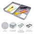 Office Desk Organizers Tray Felt Storage Bins Document File Organizer bin-pack